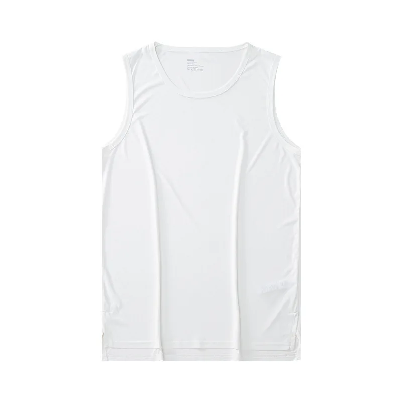 Summer Quick Dry Sports T Shirts Men Elasticity Sleeveless Gym Basketball Slim Tank Top Fitness Gym Tops Breathable Running Tees - Image 3