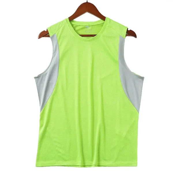 Lightweight Breathable Mesh Polyester Running Vest Sweat Absorption Sport Vest For Cycling,Ball Games,Climbing,Fitness Fast Dry
