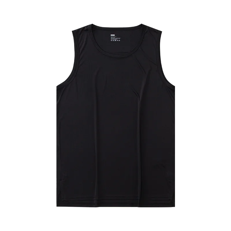 Summer Quick Dry Sports T Shirts Men Elasticity Sleeveless Gym Basketball Slim Tank Top Fitness Gym Tops Breathable Running Tees - Image 2