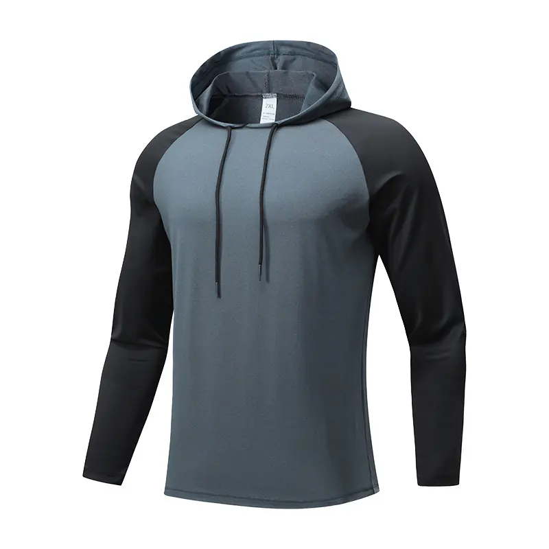 Spring outdoor sports long-sleeved large size loose basketball sweatshirt quick-drying breathable running training fitness pullover hoodie - Image 5