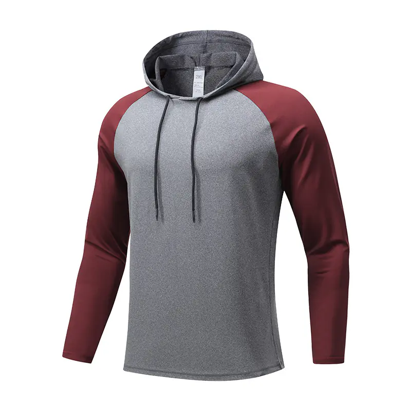 Spring outdoor sports long-sleeved large size loose basketball sweatshirt quick-drying breathable running training fitness pullover hoodie - Image 2