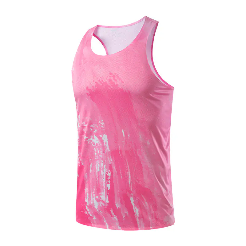 Summer men's outdoor sports quick-drying vest sleeveless waistcoat fitness track and field marathon racing light training clothes - Image 4