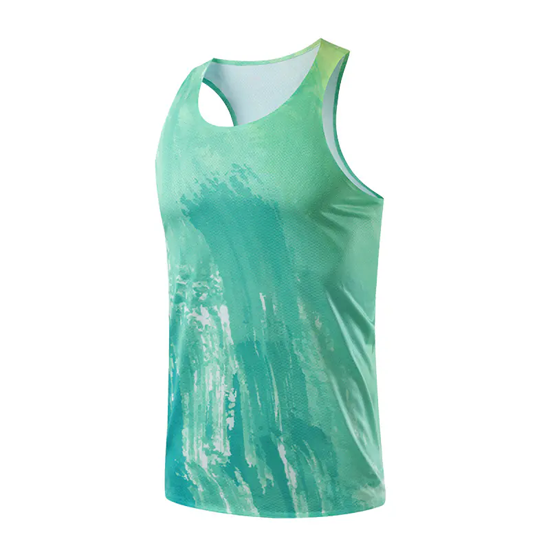 Summer men's outdoor sports quick-drying vest sleeveless waistcoat fitness track and field marathon racing light training clothes - Image 7